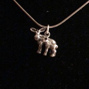 Sterling Silver Mother and Baby Necklace